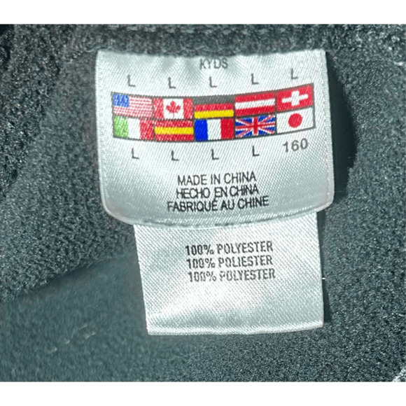 Spyder Youth Core Polar Full Zip Waffle Jacket Gray Sz L(14/16) Ski Snowboard - Picture 8 of 8